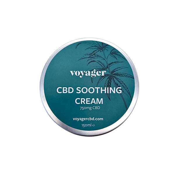 Voyager 750mg CBD Soothing Cream - 150ml | Voyager | Hall of Vape |  | CBD Products