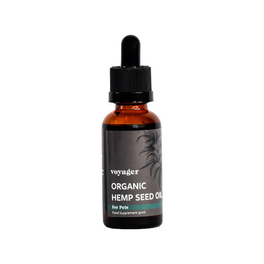 Voyager Pets Organic Hemp Seed Oil - 30ml | Voyager | Hall of Vape |  | CBD Products