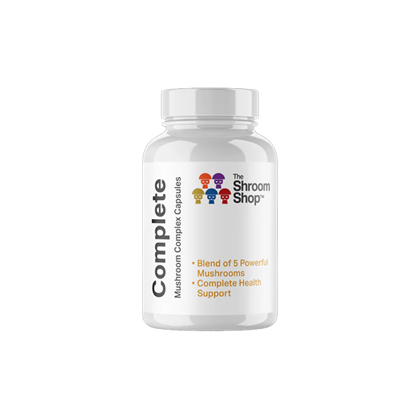 The Shroom Shop Complete Mushroom Complex 750mg Capsules - 150 Caps | The Shroom Shop | Hall of Vape |  | Nootropics & Supplements