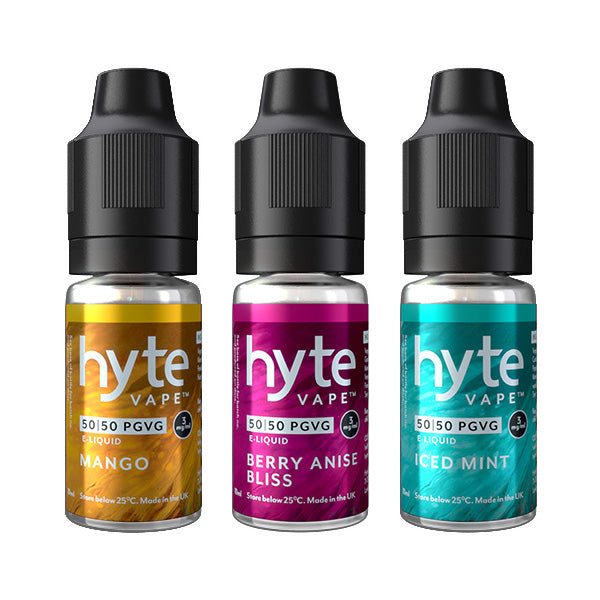 Hyte Vape 3mg 10ml E-liquid (50VG/50PG) | Hyte Vape | Hall of Vape |  | Vaping Products