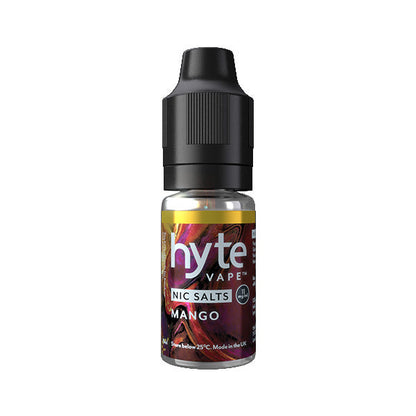 11mg Hyte Vape 10ml Nic Salts (50VG/50PG) | Hyte Vape | Hall of Vape |  | Vaping Products