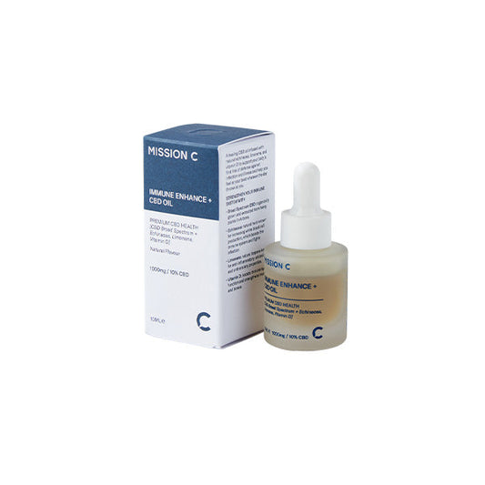 Mission C Immune Enhance + 1000mg CBD Oil - 10ml | Mission C | Hall of Vape |  | CBD Products