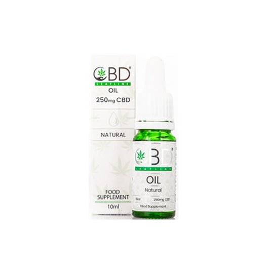 CBD Leafline 250mg CBD Food Supplement Oil 10ml | CBD Leafline | Hall of Vape |  | CBD Products