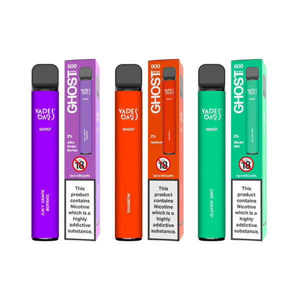 20mg Vapes Bars Ghost 800 Disposable Vape Device 650 Puffs | Vapes Bars | Hall of Vape |  | Vaping Products