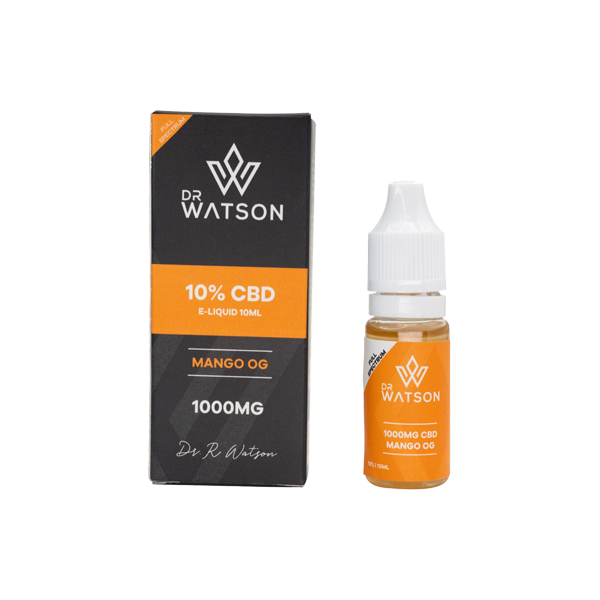 Dr Watson 1000mg Full Spectrum CBD E-liquid 10ml (BUY 1 GET 1 FREE) | Dr Watson | Hall of Vape |  | CBD Products