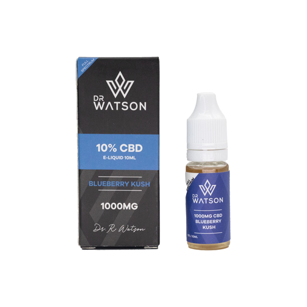 Dr Watson 1000mg Full Spectrum CBD E-liquid 10ml (BUY 1 GET 1 FREE) | Dr Watson | Hall of Vape |  | CBD Products