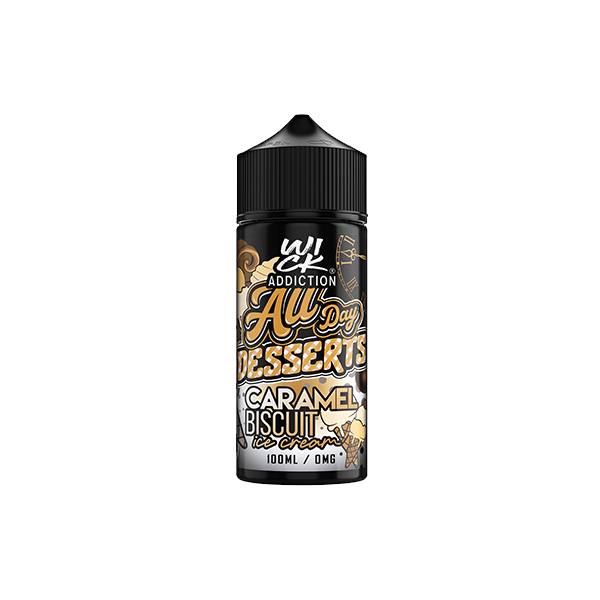 Wick Addiction All Day Desserts 100ml Shortfill 0mg (70VG/30PG) | Wick Addiction | Hall of Vape |  | Vaping Products