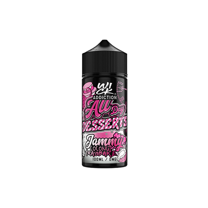 Wick Addiction All Day Desserts 100ml Shortfill 0mg (70VG/30PG) | Wick Addiction | Hall of Vape |  | Vaping Products