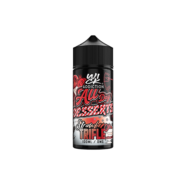 Wick Addiction All Day Desserts 100ml Shortfill 0mg (70VG/30PG) | Wick Addiction | Hall of Vape |  | Vaping Products