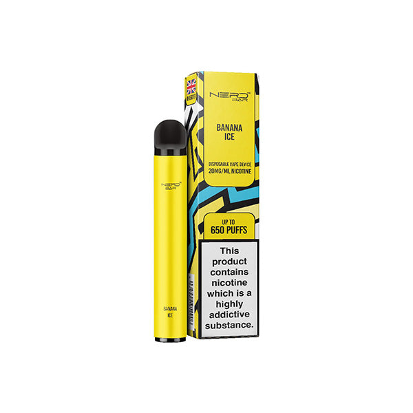 20mg Nerd Bar Disposable Vape Device 650 Puffs | Nerd Bar | Hall of Vape |  | Vaping Products