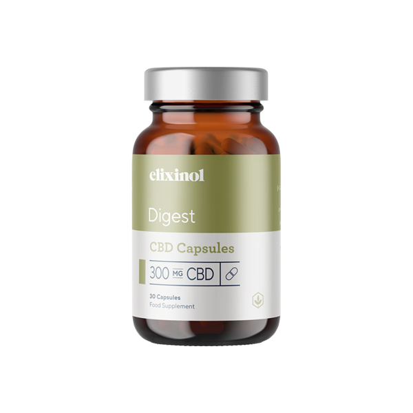 Elixinol 300mg CBD Digest Capsules - 30 Caps | Elixinol | Hall of Vape |  | CBD Products