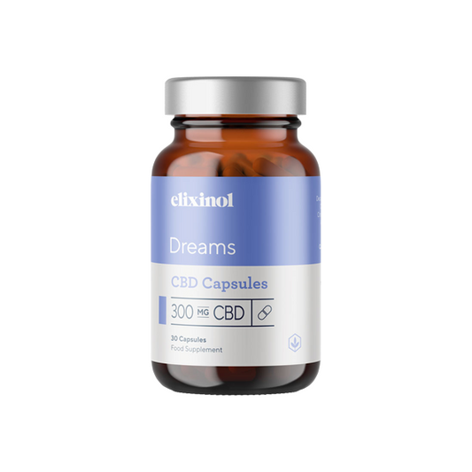 Elixinol 300mg CBD Dreams Capsules - 30 Caps | Elixinol | Hall of Vape |  | CBD Products