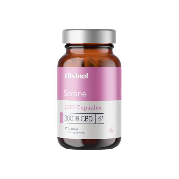 Elixinol 300mg CBD Serene Capsules - 30 Caps | Elixinol | Hall of Vape |  | CBD Products