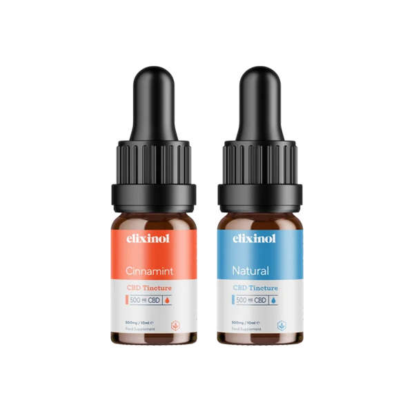 Elixinol 500mg CBD Oil Tinctures - 10ml | Elixinol | Hall of Vape |  | CBD Products