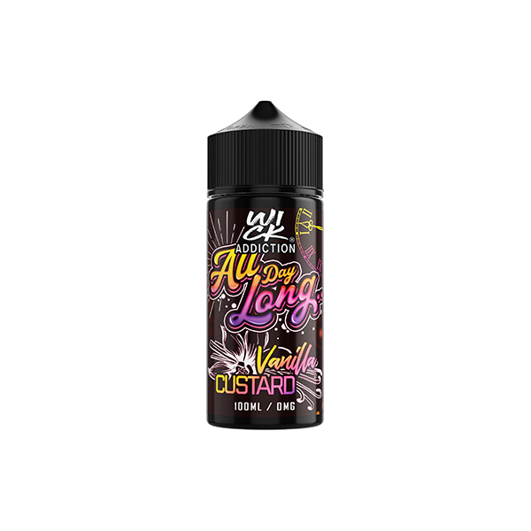 Wick Addiction All Day Long 100ml Shortfill 0mg (70VG/30PG) | Wick Addiction | Hall of Vape |  | Vaping Products