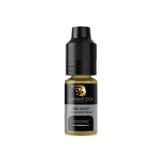 Cannatech 500mg Broad Spectrum CBD Shot 10ml (100PG) | Cannatech | Hall of Vape |  | CBD Products