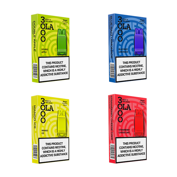 20mg SMPO Ola 3000 Prefilled Pods - 2ml | SMPO | Hall of Vape |  | Vaping Products