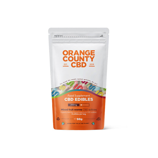 Orange County CBD 200mg Gummy Worms - Grab Bag | Orange County | Hall of Vape |  | CBD Products