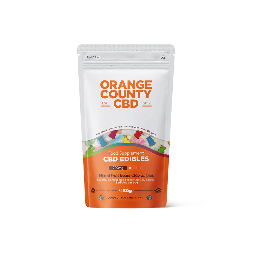 Orange County CBD 200mg Gummy Bears - Grab Bag | Orange County | Hall of Vape |  | CBD Products