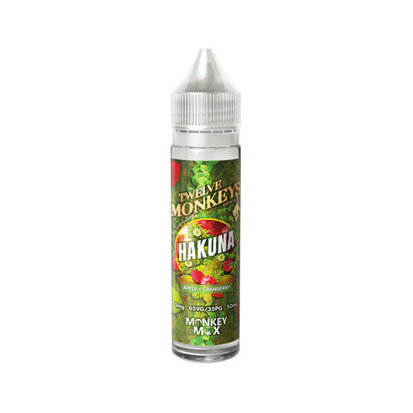 Twelve Monkeys 50ml Shortfill 0mg | Twelve Monkeys | Hall of Vape |  | Vaping Products