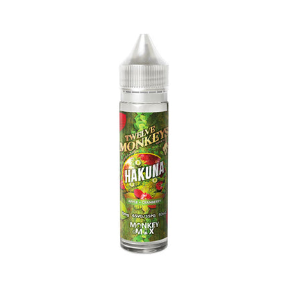 Twelve Monkeys 50ml Shortfill 0mg | Twelve Monkeys | Hall of Vape |  | Vaping Products