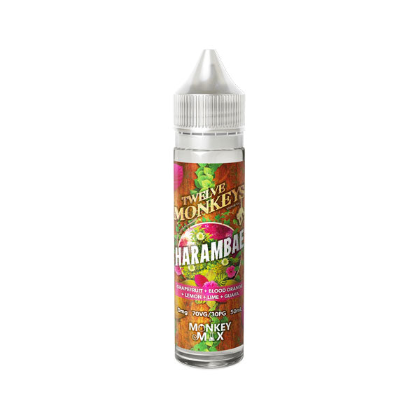 Twelve Monkeys 50ml Shortfill 0mg | Twelve Monkeys | Hall of Vape |  | Vaping Products