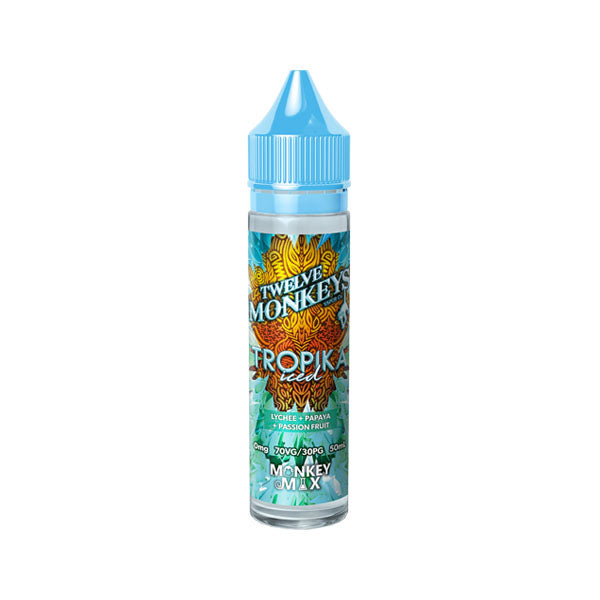 Twelve Monkeys Ice Age 50ml Shortfill 0mg (70VG/30PG) | Twelve Monkeys | Hall of Vape |  | Vaping Products