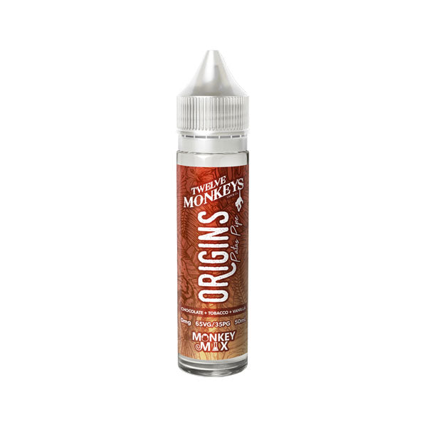 Twelve Monkeys Origins 50ml Shortfill 0mg (65VG/35PG) | Twelve Monkeys | Hall of Vape |  | Vaping Products