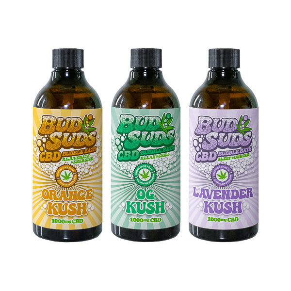 Bud Suds 1000mg CBD Bubble Bath - 300ml | Bud Suds | Hall of Vape |  | CBD Products