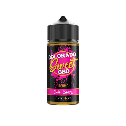 Colorado Sweet 1000mg CBD Vaping Liquid 100ml (50PG/50VG) | Colorado | Hall of Vape |  | CBD Products