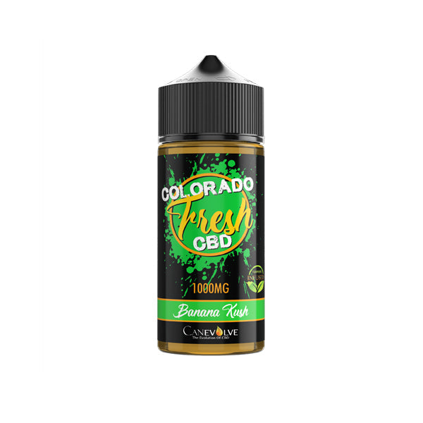 Colorado Fresh 1000mg CBD Vaping Liquid 100ml (50PG/50VG) | Colorado | Hall of Vape |  | CBD Products