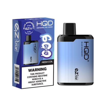 20mg HQD EZ Bar Disposable Vape Device 600 Puffs | HQD | Hall of Vape |  | Vaping Products