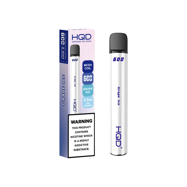 20mg HQD 600 Disposable Vape Device 600 Puffs | HQD | Hall of Vape |  | Vaping Products