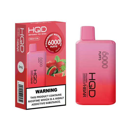 0mg HQD HBAR Disposable Vape Device 6000 Puffs | HQD | Hall of Vape |  | Vaping Products