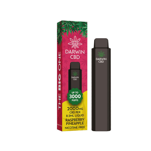 Darwin The Big One 2000mg CBD Disposable Vape Device 3000 Puffs | Darwin | Hall of Vape |  | CBD Products