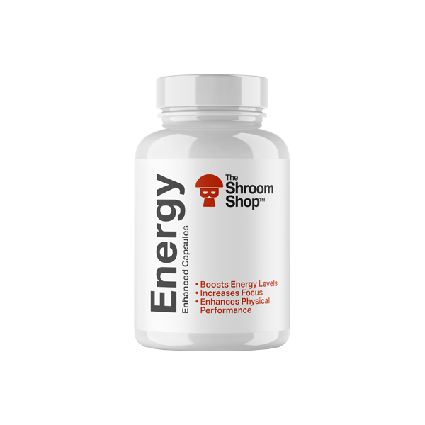 The Shroom Shop Enhanced Energy 67500mg Capsules - 90 Caps | The Shroom Shop | Hall of Vape |  | CBD Products