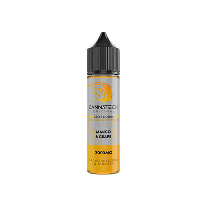 Cannatech 2000mg Broad Spectrum CBD E-liquid 50ml | Cannatech | Hall of Vape |  | Vaping Products