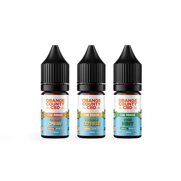 Orange County CBD Cali Range 300mg CBD 10ml E-liquid (60VG/40PG) | Orange County | Hall of Vape |  | CBD Products