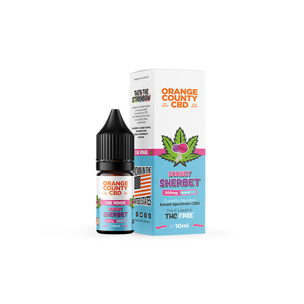 Orange County CBD Cali Range 300mg CBD 10ml E-liquid (60VG/40PG) | Orange County | Hall of Vape |  | CBD Products