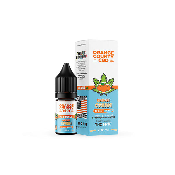 Orange County CBD Cali Range 300mg CBD 10ml E-liquid (60VG/40PG) | Orange County | Hall of Vape |  | CBD Products