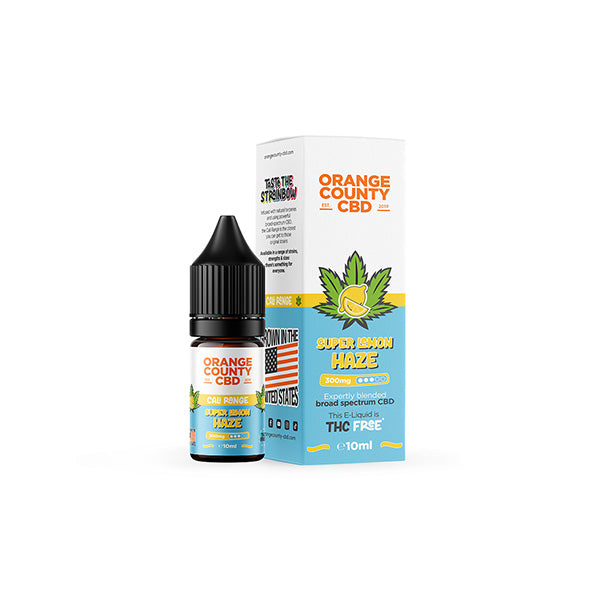 Orange County CBD Cali Range 300mg CBD 10ml E-liquid (60VG/40PG) | Orange County | Hall of Vape |  | CBD Products