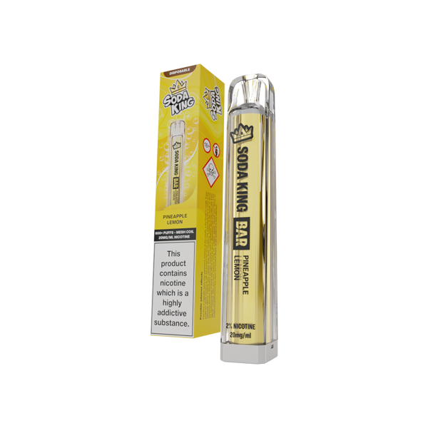 20mg Soda King Bar Disposable Vape Device 600 Puffs | Soda King | Hall of Vape |  | Vaping Products