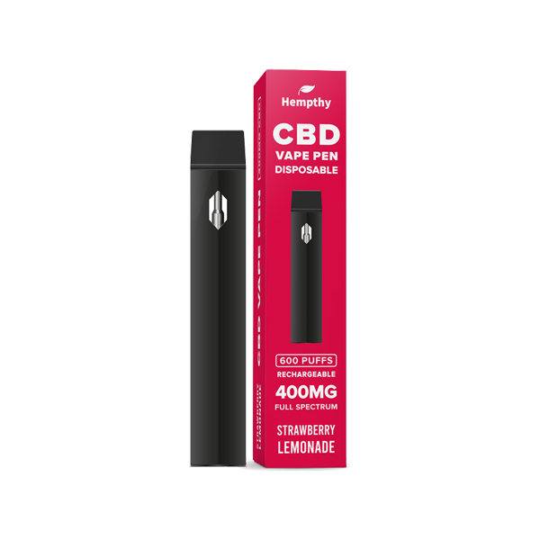 Hempthy 400mg CBD Disposable Vape Pen 600 Puffs | Hempthy | Hall of Vape |  | CBD Products