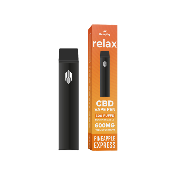 Hempthy 600mg CBD Disposable Vape Pen 600 Puffs | Hempthy | Hall of Vape |  | CBD Products