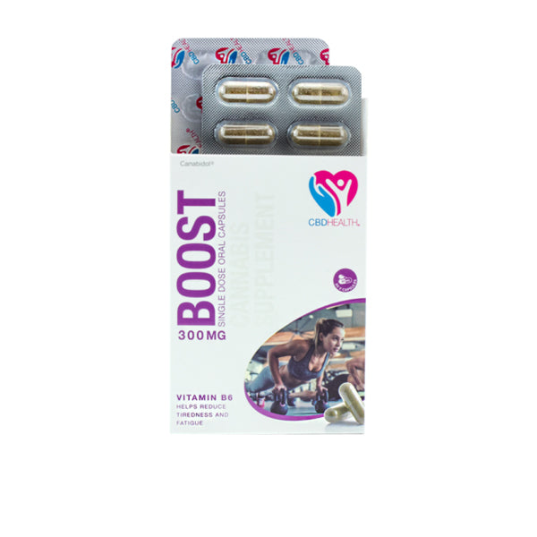 CBD by British Cannabis 300mg CBD Oral Capsules 30 Caps - Boost | CBD By British Cannabis | Hall of Vape |  | CBD Products