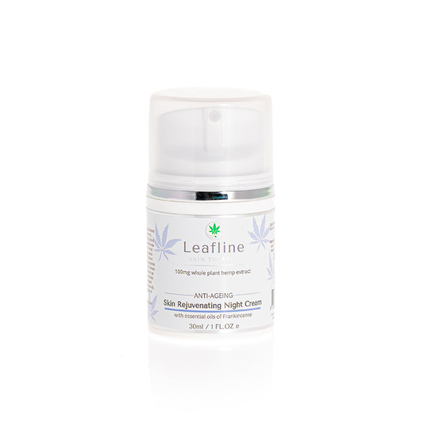 CBD Leafline 100mg CBD Skin Rejuvenating Night Cream 30ml | CBD Leafline | Hall of Vape |  | CBD Products