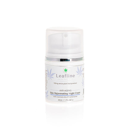 CBD Leafline 100mg CBD Skin Rejuvenating Night Cream 30ml | CBD Leafline | Hall of Vape |  | CBD Products