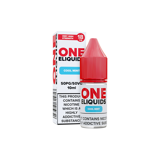 18mg One E-Liquids Flavoured Nicotine E-Liquid 10ml (50VG/50PG) | One Eliquids | Hall of Vape |  | Vaping Products