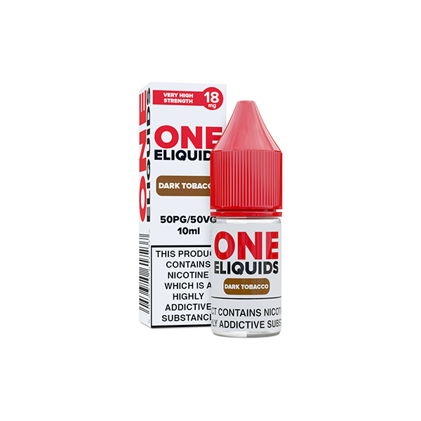 18mg One E-Liquids Flavoured Nicotine E-Liquid 10ml (50VG/50PG)