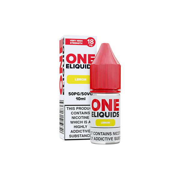 18mg One E-Liquids Flavoured Nicotine E-Liquid 10ml (50VG/50PG) | One Eliquids | Hall of Vape |  | Vaping Products